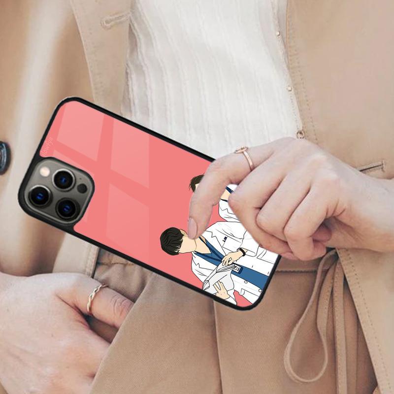 Мультяшный Чехол для Телефона с Магнитом Доктор Медсестра Для APPLE iPhone 17 Air 16 14 13 12 Pro Max 15 Plus Беспроводная Крышка MagSafe