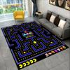 Pacman Ретро Классика Игра Коврик для геймера, Коврик для дома Гостиная Детская спальня Диван Коврик Декор, Нескользящий напольный коврик