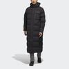 Adidas Xplr Down Bench Пуховик средней длины с капюшоном Мужская верхняя одежда Черный FJ9241