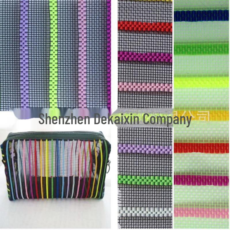 Сумка и косметичка из нейлона с сетчатой вставкой из полиэстера