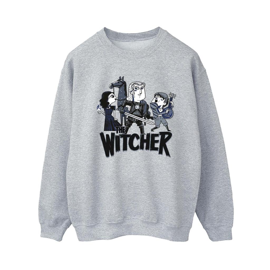 Netflix Womens/Ladies The Witcher Team Illustrated Sweatshirt