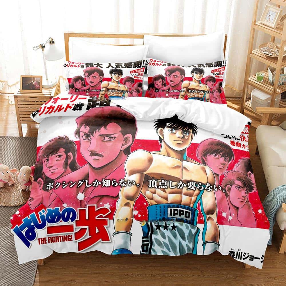 Новое Аниме Hajime No Ippo Постельное Белье Пододеяльник Одеяло Комплект для Кровати Покрывало Наволочка Королевский Размер Квин Размер Полуторный Размер Мальчики Девочки Взрослые