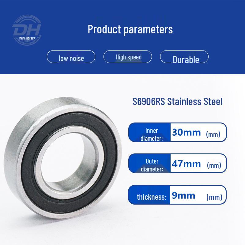 Precision Stainless Steel Ball Bearings: Deep Groove 6007, 6008, Miniature 6003