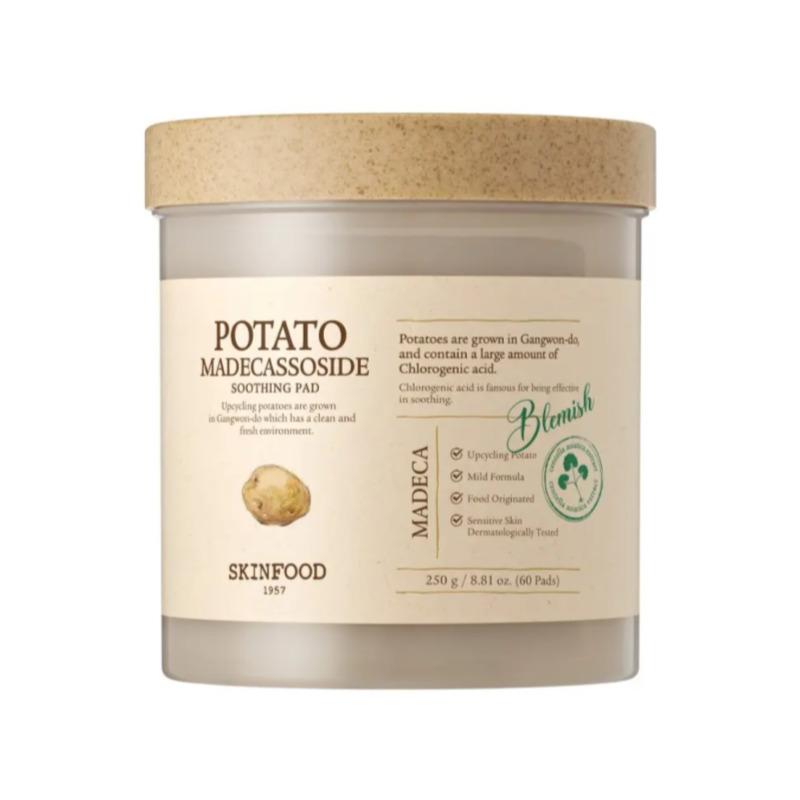 SKINFOOD Potato Madecassoside Soothing Pad 60 Pads