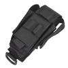 Nylon Multifunction Tool Storage Bag Multiple Pocket Organizer for Pencil Knife FlashlightBlack