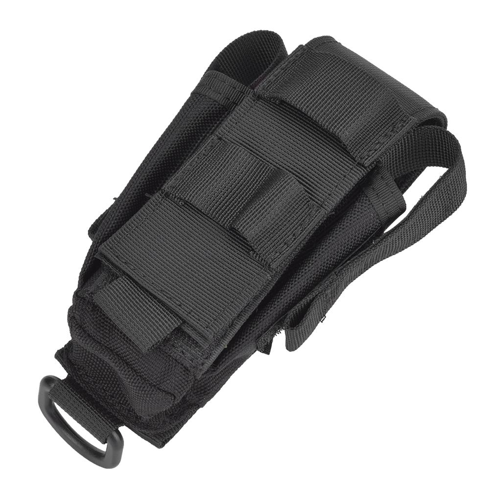 Nylon Multifunction Tool Storage Bag Multiple Pocket Organizer for Pencil Knife FlashlightBlack