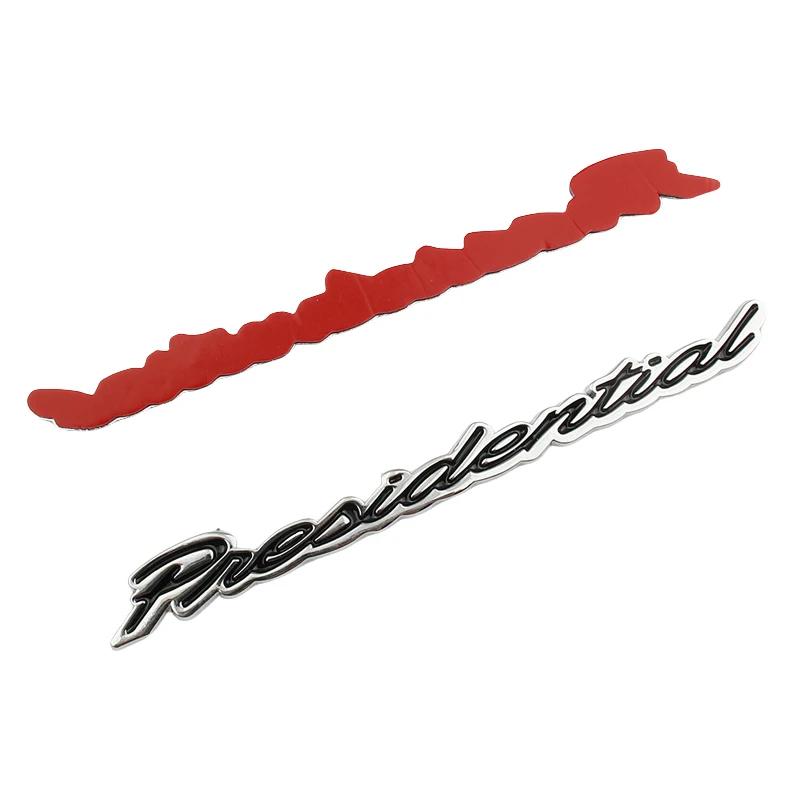Pneoidential logo emblem car stickers for Lincoln aviator modified accessories 3.0t V6 AWD President rear trunk label decorate tr1