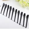 Metal Single Prong Diy Hairstyle Alligator Hair Clip Large Barrettes Black 10Pcs