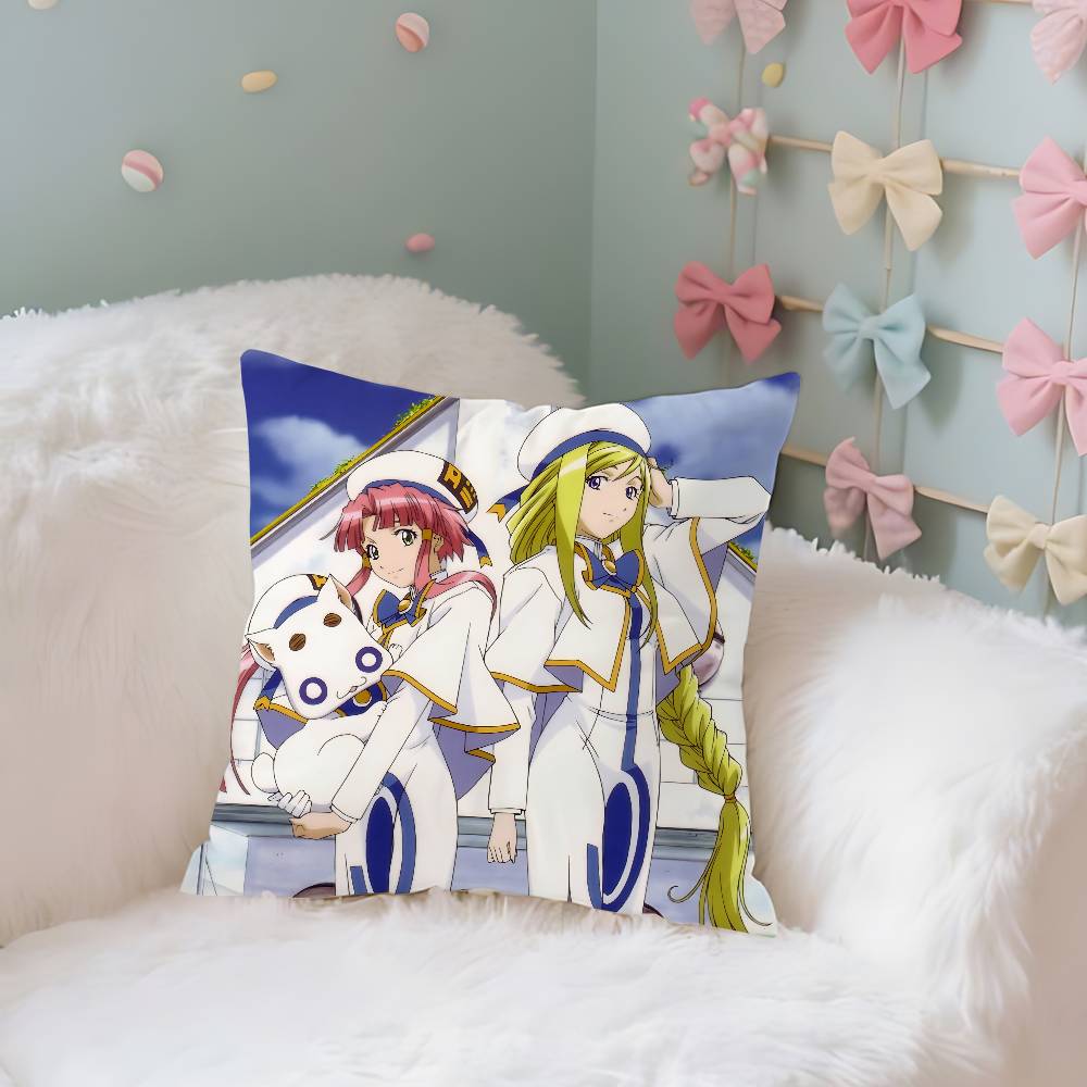 ARIA The ORIGINATION Аниме Наволочка Наволочка Подушка Чехол Скандинавский Винтажный Стиль Чехлы для Подушек Дом Гостиная Диван Кушетка Сиденье