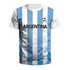Mens Loose Fit Short Sleeve Crew Neck T-Shirt With 3D Print Soccer Fans Fall Sport Casual Wear