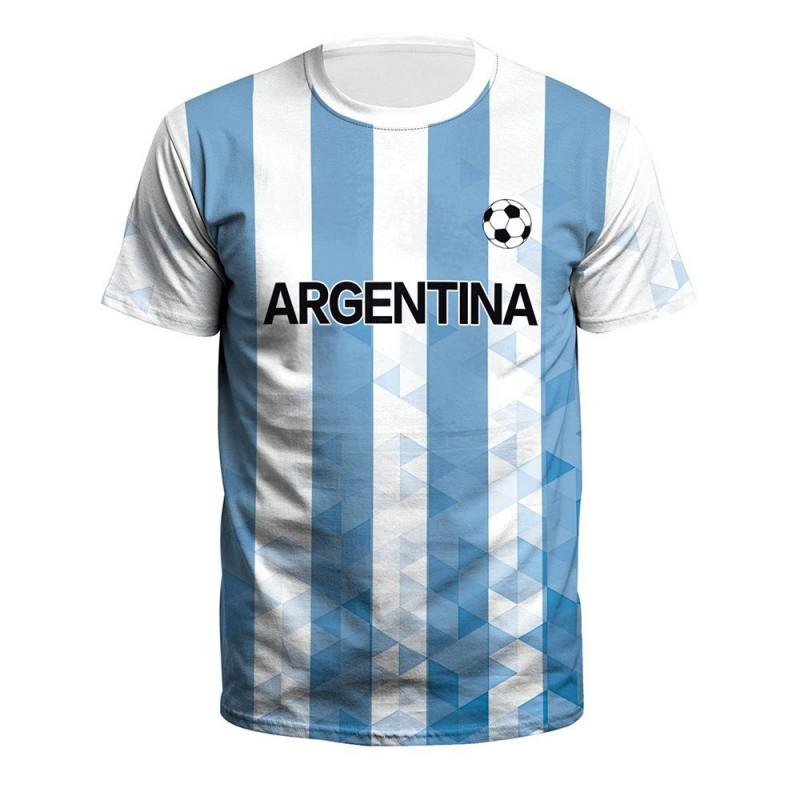 Mens Loose Fit Short Sleeve Crew Neck T-Shirt With 3D Print Soccer Fans Fall Sport Casual Wear