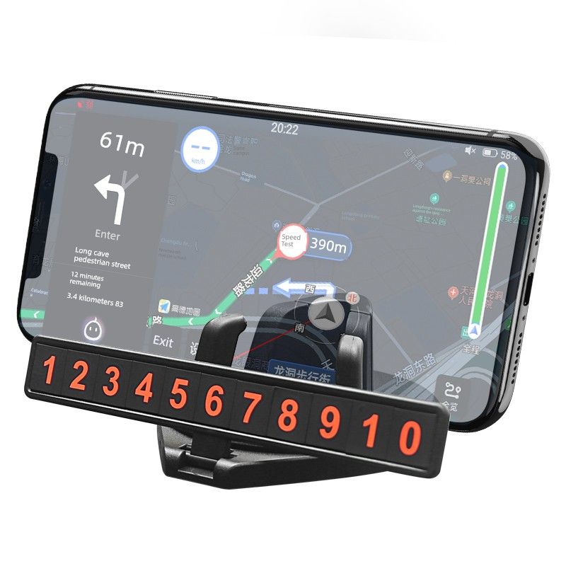 Mobile Phone Car Mount Multifunctional Car Dashboard Support Bracket In-Car Navigation Stand