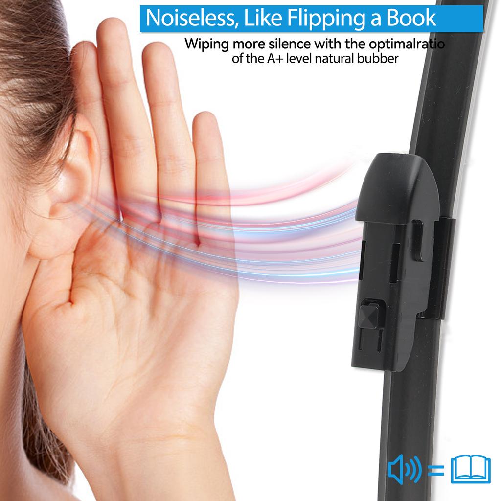 Пара для Toyota Prius XW50 2016-2022, комплект переднего окна, щетки стеклоочистителя, щетки для очистки лобового стекла, автомобильные щетки, аксессуары