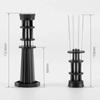 Игла для размешивания кофе из АБС-пластика, 8 игл, диспергатор для кофейных блоков, мешалка для эспрессо-порошка с основанием, аксессуары для бариста