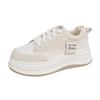 Spring Little White Shoes New Korean Version Ins Female Students Platform Heightening Sports Board Shoes Casual Shoes