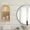 Bedroom Double Shelf Wooden Arched Wall Hanging Arched Wall Hanging Wall Decoration