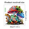 Cartoon Frog Stickers Waterproof Self Adhesive Toilet Decoration Anime Magic Mushroom Vinyl Tank Stickers for Bathroom Home
