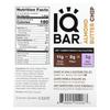 IQBAR Plant-based Protein Bar, Almond Butter Chips, 12 Bars, 45 G (1.6 Oz) Each
