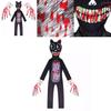 Sirenhead Cartoon Cat Onesie Costume For Kids Halloween Cosplay Outfit Terror Game-inspired