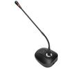 Gooseneck Wired Microphone System, Table Mount Corded Voice Condenser Microphone, Adjustable Desk Microphone with XLR To 6.35mm Cable for Conference B