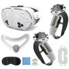 7 In 1 Accessories Meta Oculus Quest 3s 3 S VR Headset Cover Controller Grips Hand Strap Face Pad Silicone Facial Interface Lens