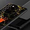 Marble Letter Phone Case For Samsung Galaxy S26 Ultra S25 Plus S24 FE S23 S22 5G S21 S20 Cover Black Soft