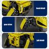 Новые 936PCS RC Power Robot Dog Building Blocks 15066 Технические игрушки-роботы Моторизованные Boston Dynamics Big Alpha Dog Model Bricks Подарки