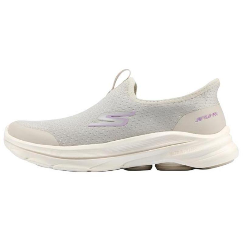 Skechers Go Walk 8 Женская легкая дышащая поддерживающая обувь для ходьбы Бежевая 125933-NAT