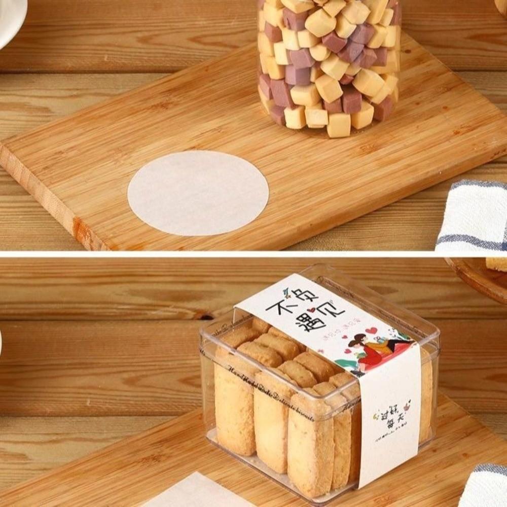 Square BBQ Paper Liner Circle Shape Biscuits Paper New Baking Tool Household