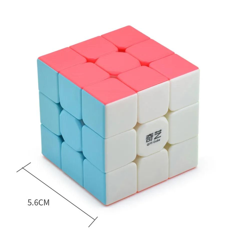 Qiyi Warrior W 3x3x3 Magic Cube Professional 3x3 Speed Cubes Puzzles Qiyi Warrior S 3 by 3 Speed Cube Children's Educational Toy