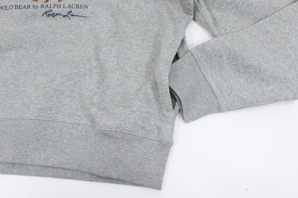 Polo Ralph Lauren Толстовка-пуловер с принтом Polo Bear Размер Серый Мужская Толстовка, L, (Номер продукта 01020132)