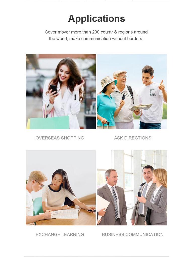 T10 Smart Voice Translator with Offline Support for 14 Countries, 138 Languages, WiFi, Photo & Recording Features.