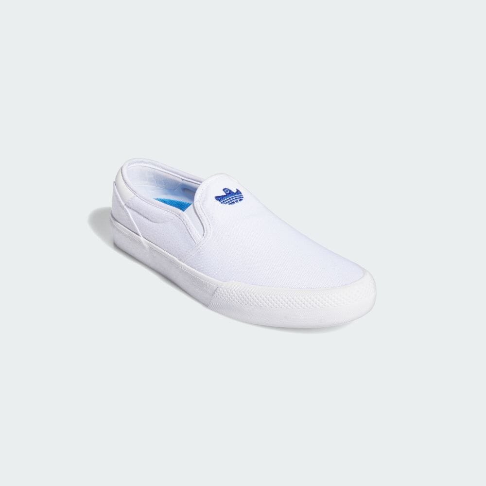 adidas SHMOOFOIL SLIP Обувь Белая Обувь и обувь Кроссовки Унисекс Скейтбординг ORIGINALS IF2077 Обувь Белая/Обувь Белая/Bluebird