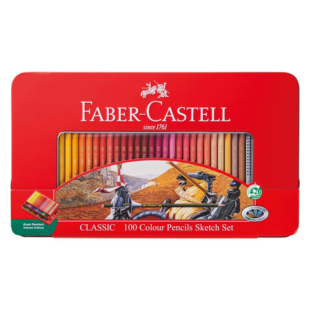 Цветные карандаши набор 100 цветов 27191106 Faber-Castell