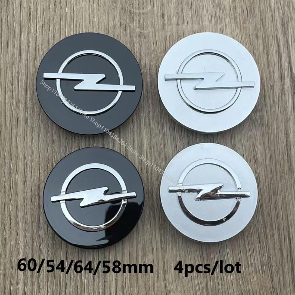 4pcs 64mm 60mm 58mm 54mm Car Wheel Center Hub Caps for Opel Corsa E F A B C D Gsi Cors OPC Line Turbo Hubcap Accessories BL6