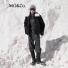 MO&Co. 2024 Winter Detachable Fur Collar Loose Down Jacket