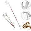 Stainless Steel Snake Tong Handling Hook Reptile Pole Grabber Litter Clamp Clips  Handling Tool