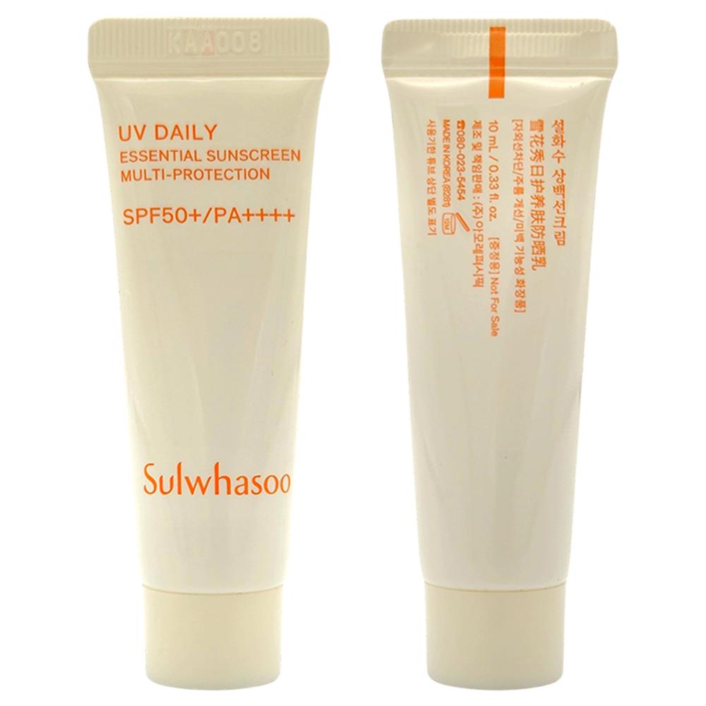 3шт/30мл_[SULWHASOO] UV Daily Essential Sunscreen Multi-Protect 10мл (SPF50 + / PA ++++) Образец