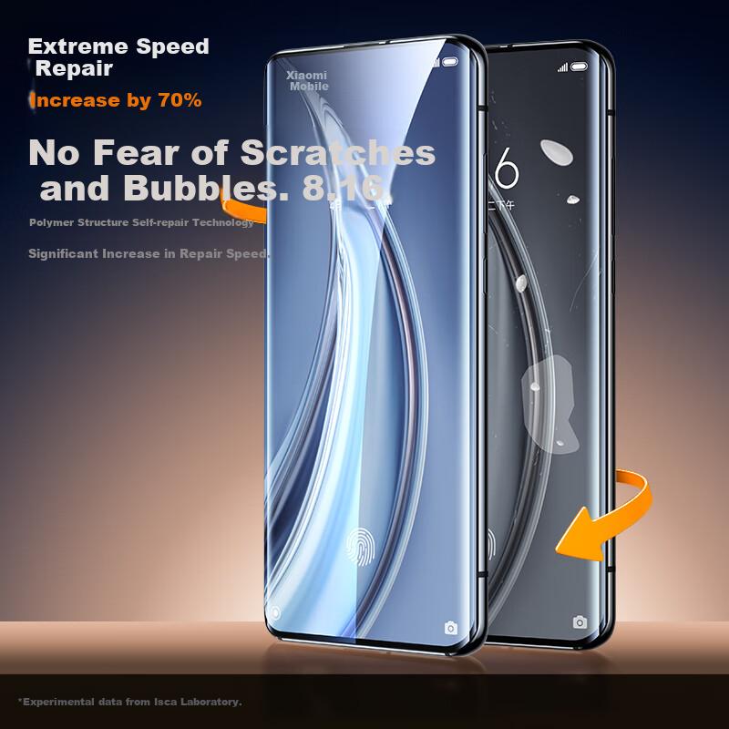 2 Pieces Hydrogel Soft Film for Xiaomi 10/Pro, Xiaomi 10S/Ultimate Screen Protector, HD Non-Tempered Full Adhesive Anti-Scratch JM115