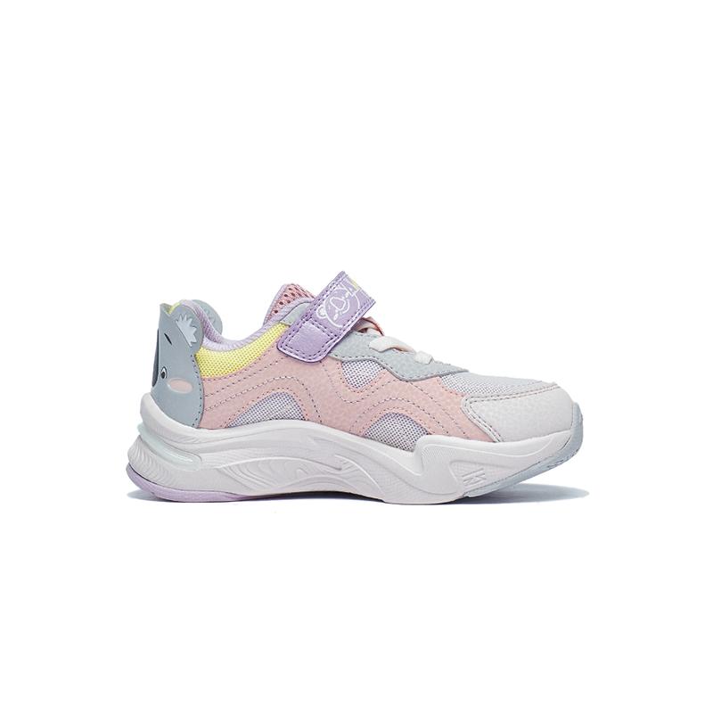 Li Ning Cloud River Shock Absorbation Rebound Удобные детские кроссовки для бега Детские кроссовки для бега Белый Розовый YKNT082-4