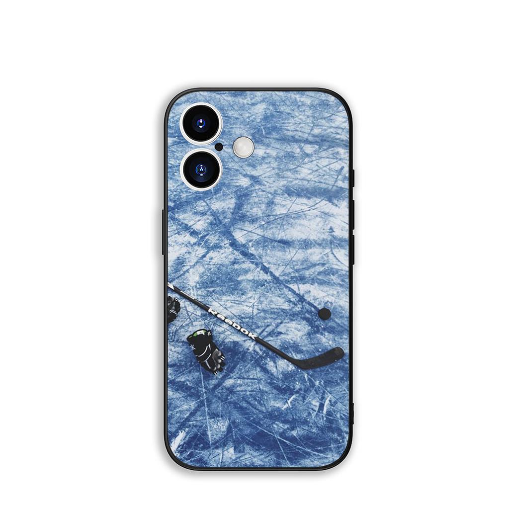 for Apple iPhone 17 16 15 11 Pro XS Max XR 6 7 8 Plus + SE 2020 5 16E Phone Cover Case ice hockey