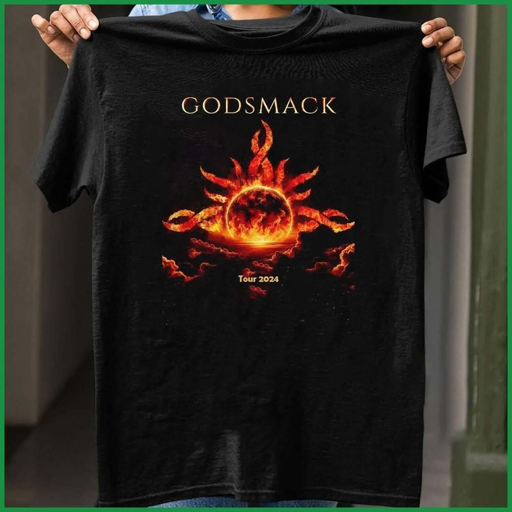 Godsmack Tour 2024 T-Shirt Gift For Fan Full Size Unisex T-Shirt