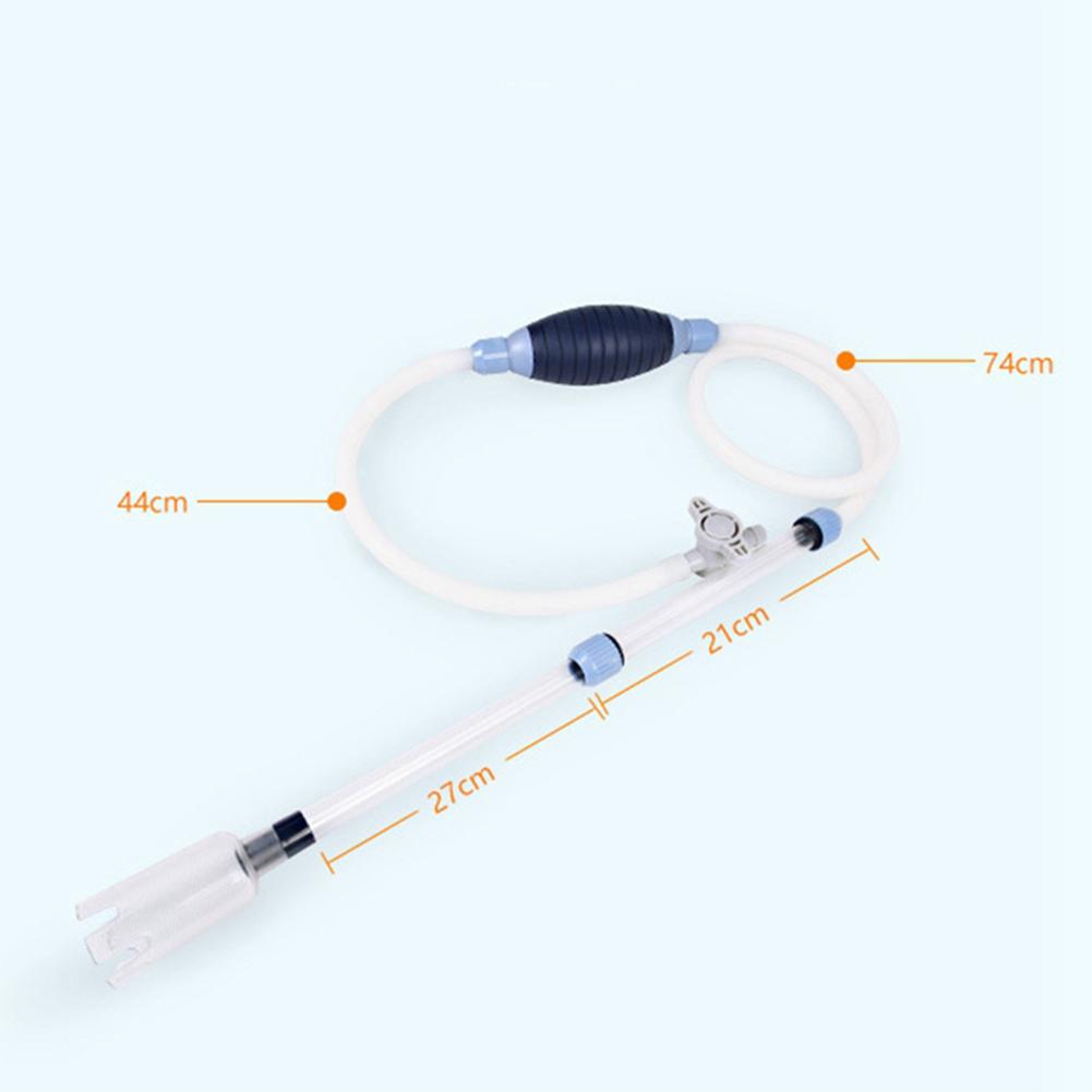 Aquarium Manual Siphon Water Changer Filter Pump Water Absorber Cleaning Sand