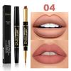 12 Colors Natural Lip Liner Pencil Lipstick Waterproof Moisturizing Two In One Lipstick Lip Profiler Makeup Tool Cosmetics