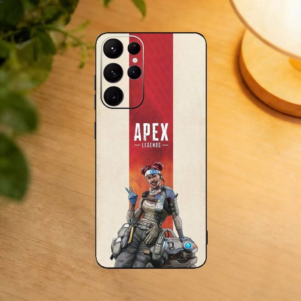 Video Game A-Apex L-Legends Phone Case For Samsung S25,24,23,22,30,21,10,9,Ultra,Plus,Lite Soft Black Case
