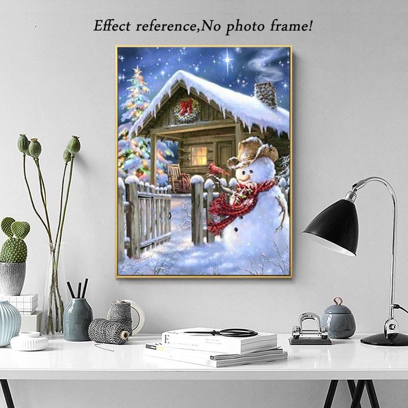 Full Round Diamond Painting Landscape 5D DIY Diamond Embroidery Sale Cross Stitch Winter Home Decor Gift