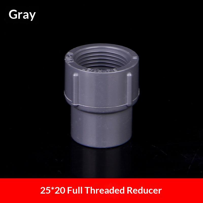 PVC Female Thread Reducing Coupler Standard Size Full Thread Pipe Fitting Adapter for Kitchen Drain Pipe Connections