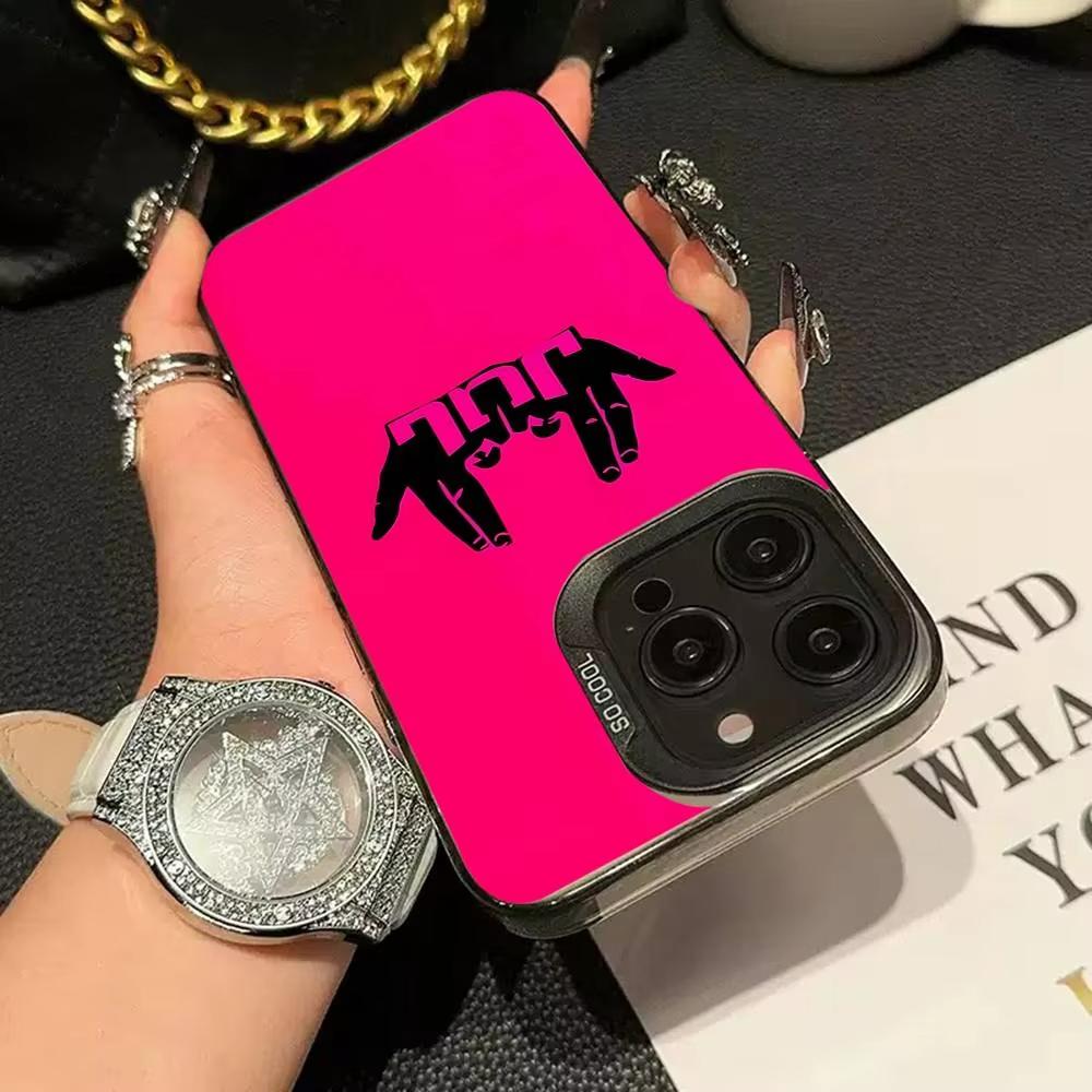 Чехол для телефона Rapper J-JuL C'est Pas Des Lol для iPhone 17 Air 16e 15 14 13 12 11 Pro Max Plus Mini SE Матовая задняя сторона Серебристая крышка