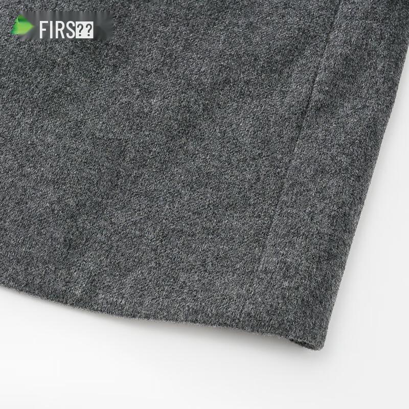 Мужское двустороннее полупальто средней длины из смесовой шерсти