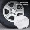 For Jeep 4Pcs Car Wheel Hub Cover Rim Center Cap Auto Accessories For Jeep Grand Cherokee Wrangler JK Gladiator Compass Reneg